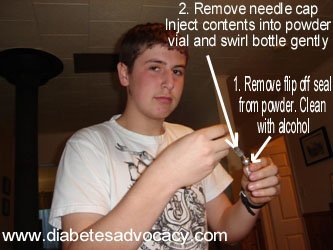 practice glucagon