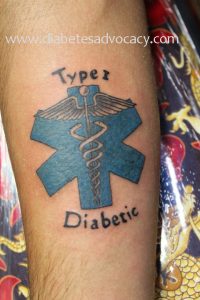 diabetes tattoo
