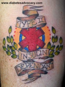type 2 diabetes tattoo Diabetes Advocacy