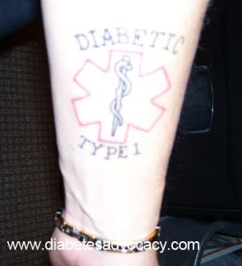 diabetes tattoo