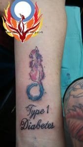 cat diabetes tattoo