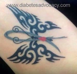 diabetes butterfly tattoo