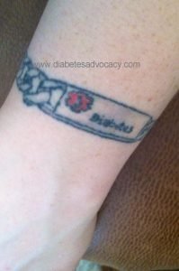 diabetes bracelet tattoo Diabetes Advocacy