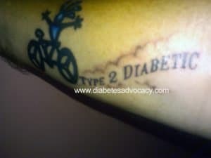 type 2 diabetes tattoo