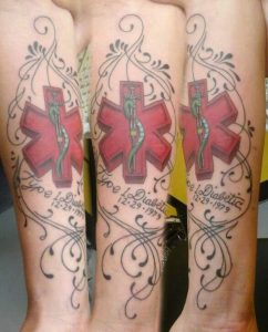 diabetic tattoo