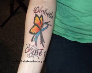 diabetes ribbon