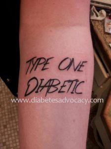 type 1 tattoo