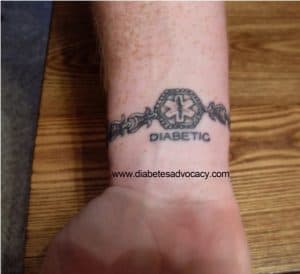 diabetes wrist tattoo  Diabetes Advocacy