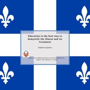 Children with diabetes in Quebec