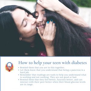 helping your teen with diabetes care