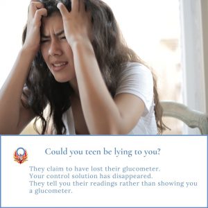 is your teen lying about diabetes care