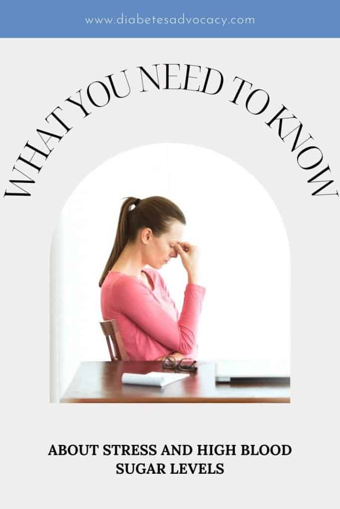 stress and high blood glucose levels