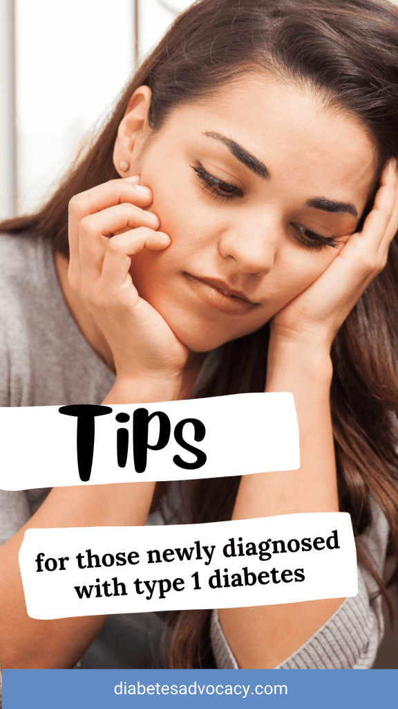 tips for dealing with a new type 1 diabetes diagnosis