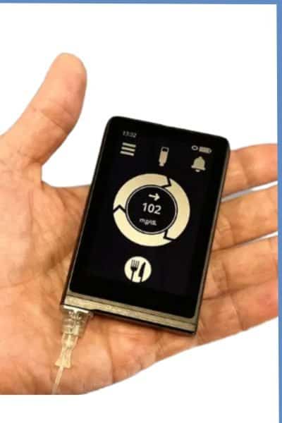 iLet Bionic Pancreas in a person's hand