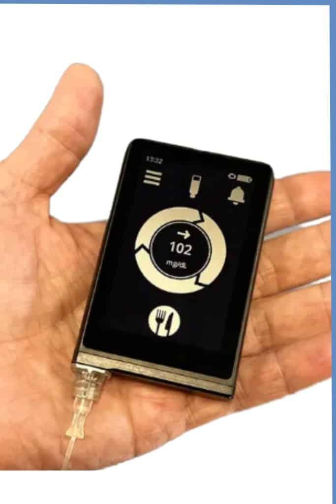 iLet Bionic Pancreas in a person's hand