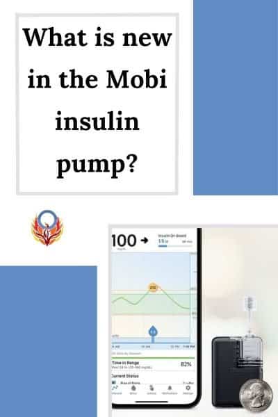 What is new in the mobi insulin pump